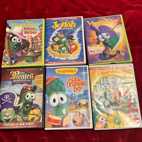 Veggie Tales DVD Lot (bundle of 6) Movie Shows - Picture 2 of 16
